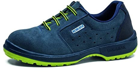 ROBUSTA Calzado Seguridad, Acebo S1+P+SRC Acero 35/50 Unisex Adulto, Azul, 40 EU Ancho