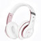 Lankey Sound 6S - Cuffie Bluetooth senza fili, 65 ore Bluetooth 5.3 con microfono 6 modalità EQ, microfono integrato, microfono SD/TF, cuffie audio Bluetooth per iPhone/Samsung/iPad/PC(oro rosa