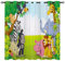 YUANZU Kinder Vorhänge Dschungeltiere 3D-Muster Ösen Gardinen mit Blickdichte Thermo Vorhang Kälteschutz Blackout Curtain Kinderzimmer Schlafzimmer Verdunkelung Fenster, 2 Stück, H 160 x B 132 cm