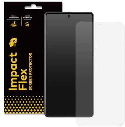 RhinoShield Impact Displayschutzfolie für Pixel 8 | Hohe Transparenz, ultra-klar, stoßfest, stoß- und kratzfest, fingerabdruckresistent