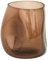 Atmosphera - Vase Verre bravi Marron h16cm