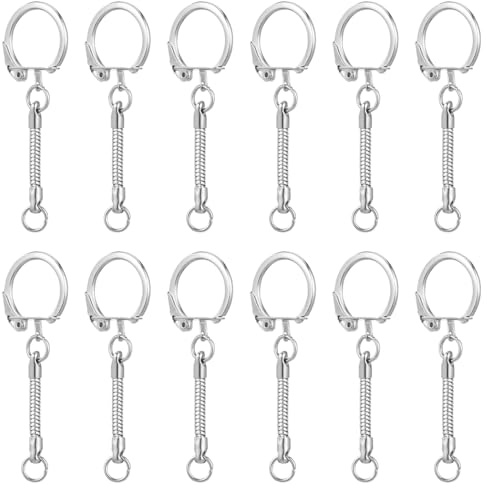 Holibanna Lot de 30 porte-clés - Accessoires de chaîne serpent