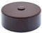 Verteilerdose ø 64x23mm inkl. Befestigungszubehör Aufputzdose Anschlussdose Baldachin (Braun)