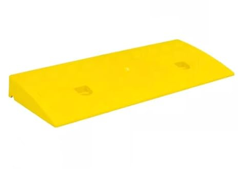 Auffahrrampe, Auto Rampe, Tragbare, Leichte, Robuste Kunststoff-Schwellenrampe for Einfahrt, Laderampe, Gehweg, Auto, Roller, Fahrrad, Motorrad(Color:Yellow)