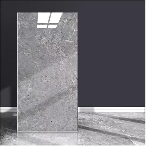 Adesivi per piastrelle Adesivi per piastrelle impermeabili 30x60cm da attaccare e staccare per la parete del bagno, PVC lucido Backsplash per cucina Piastrelle effetto marmo, Soggiorno/ Lavanderia/ Co