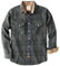 Dubinik® Camicia Uomo Flanella Camicia Pile Cotone Western Cowboy Bottone di Perla Manica Lunga Pesante Quadri Vintage