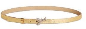 PATRIZIA PEPE Gürtel mit niedriger Taille Art. 8W0036L112, gold, S