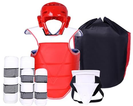Dickly Schutzset für Männer Im Taekwondo, Kampfausrüstung für Den Männlichen Gebrauch, XL