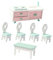 Gogogmee 1 Satz Puppenhaus Restaurant Miniaturschrank Modell 1/12 Miniaturmöbel Kinder Minihaus Spielzeug Modernes Puppenhaus Miniaturhaus Mini Dekoschrank Winzige Sachen Aus