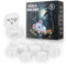 Premium Ear Plugs for Sleep - Reusable, Soft Silicone Earplugs for Noise Canceling, 6 Pairs 27DB Highest SNR by Koala Dreams (White, One Size)