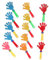 Garneck Krachmacher Zum Anfeuern 24 Stück Party Handklöppel Sport Handklöppel Sport Party Krachmacher Krachmacher Partygeschenke Wiederverwendbare Handklöppel Jubelnd Laut Basketball Spielzeug Kinder