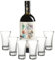 Amaro Con Vista Panorama Artigianale 70cl 30% vol Distillatori Russo 1899 con 6 bicchierini regalo