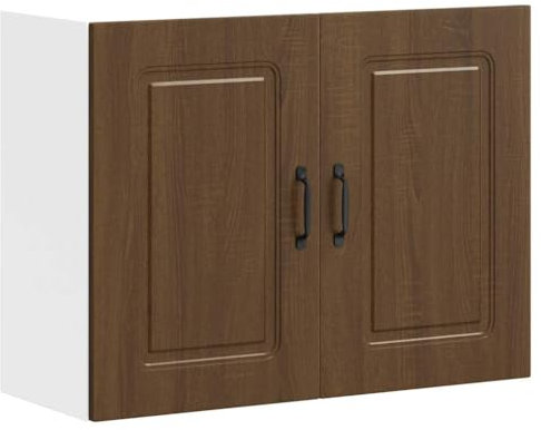 vidaXL Armoire Murale de Cuisine Kalmar chêne Marron Bois d'ingénierie, Meuble Mural de Cuisine, Armoire pour Mur de Cuisine, Armoire Murale avec Portes