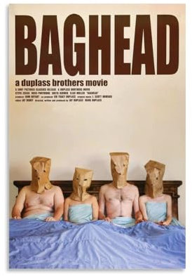 Baghead (2008) Filmposter, Wandkunst zur Verschönerung Ihres Raumes, ästhetischer Bild, Leinwanddruck, 40 x 60 cm, ungerahmt