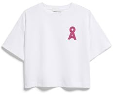 ARMEDANGELS Damen T-Shirt aus recyceltem Baumwoll Mix ALBERTARAA Loose Fit White XXL