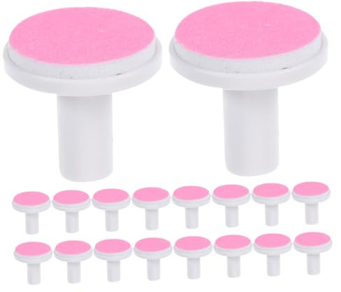 HAPINARY 24stücke Nagelfeilen-pads Für Erwachsene Ersatz-pads Für Nageltrimmer Elektrische Nagelfeilen-pads Nagelschleifköpfe Nagelzubehör Langlebige Ersatzköpfe Aus Schleifpapier Und Kunst
