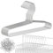 Beeveer 10 Pack Cabinet Door Painting Hanger Door Painting Brackets with 50 Pcs Zinc Plated Metal Screw-in Cup Hooks Paint Drying Rack Cabinet Door Drying Rack Fits for Cabinet Doors