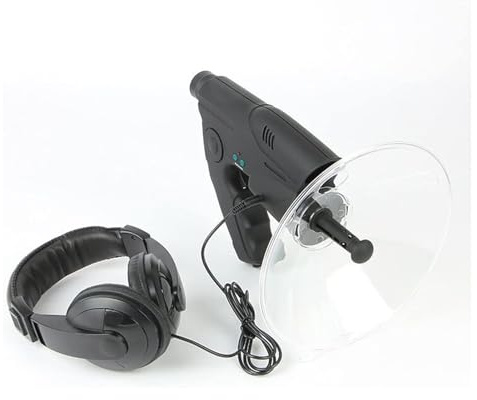 KEuLen Microfono Direzionale Parabolico, Microfono monoculare, Amplificatore Audio, Attrezzatura Spia, dispositivi di ascolto, spionaggio a Lunga Distanza Attraverso i muri Fino a 300 Piedi