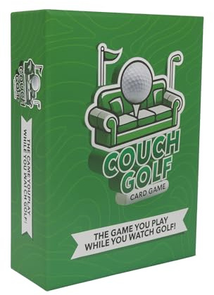 Couch Golf - Interactive Golf Card Game - The Game You Play While You Watch Golf - Game Night Fun for Family & Friends