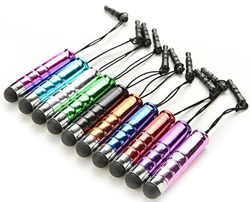 HQ-CLOUD®Lot de 10 minis Stylets capacitifs universels pour Apple Samsung Huawei WIKO Sony ASUS Google Nexus