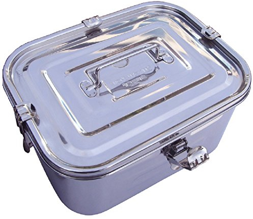 Recipiente rectangular de acero inoxidable para almacenamiento de alimentos Kimchi (8 L, 200 onzas, 12 pulgadas)