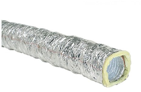 10 metre Length Vortice 46540 Aluminium Foil Insulated Flexible Ventilation Ducting for 100mm Extractor Fans
