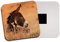 DestinationVinyl 1 x Beautiful Brown Donkey Fridge Magnet - Horse Pony Animal Kids Fun #8651