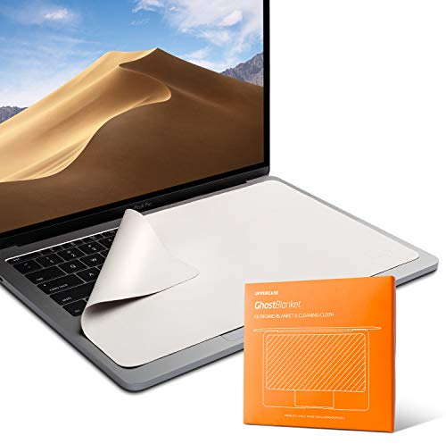 UPPERCASE GhostBlanket Bildschirm Tastatur Abdruckschutz, Mikrofaser-Einsatz und Reinigungstuch, 38,1 cm, kompatibel mit MacBook Pro 15 Zoll und 16 Zoll