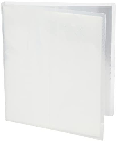 Papermania Clear Storage Folder - 24 Sleeves/48 Compartments, Transparent