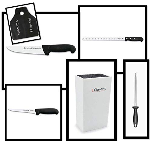 Hidalgo Kit Completo Profesional 3 Claveles para el Corte de Jamón.