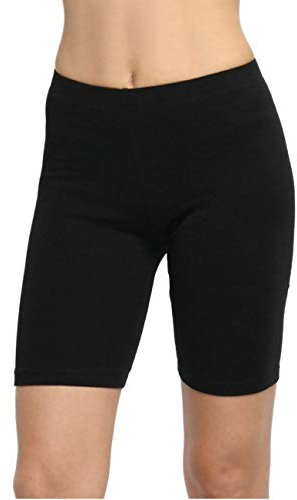 Crazy Girls Womens Cycling Shorts, Black, XL (UK 16-18)