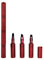 Ruby Hammer Magnetisches 3-in-1-Make-up-Pinsel-Set 01, austauschbar und tragbar, preisgekrönt, entworfen von der Make-up-Künstlerin Ruby Hammer MBE