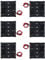 6PCS AA Battery Holder Bundle with Wire AA Battery Holder Case 1.5V, 4 x 1.5V Series DIY Battery Storage Boxes, 4 Slot Black Plastic Batteries Case for AA Battery