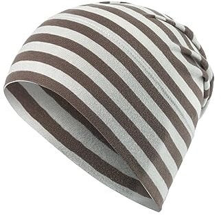 Sterntaler Jungen GOTS Slouch-Beanie Mütze - Kinderbeanie aus Singlejersey Mit Streifen - Braun, 41