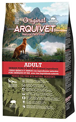 Arquivet Original Adult, 3 kg, Futter für Erwachsene Hunde, iberisches Schwein und Reis, Hundefutter, Trockenfutter für Hunde, Hundefutter, Gesundes Futter