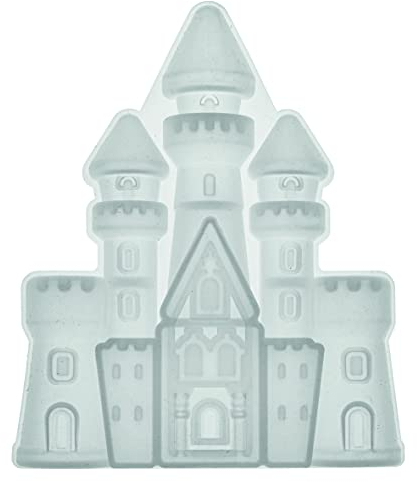 GLOREX 6 2702 502 - Silikonform Schloss, zum Gießen eines farbigen, transparenten und glasklaren Dekorationsobjekt