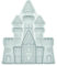 GLOREX 6 2702 502 - Silikonform Schloss, zum Gießen eines farbigen, transparenten und glasklaren Dekorationsobjekt