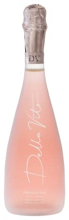 Della Vite Prosecco D.O.C Rosé Millesimato Premium Italian Prosecco Gifts for Women, Pink Prosecco Sparkling Rosé Wine