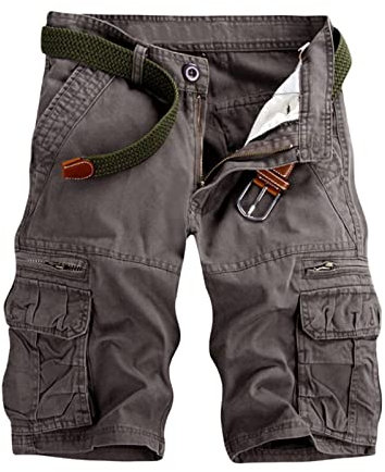 2023 Shorts Hommes Cargo D'été Mode Casual Travail Pantalon Court Couleur Unie Sport Jogging Pantalon Plus La Taille Fitness Survêtement Hommes Plage Trekking Pantalon Plusieurs Poches