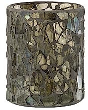 WINDLICHT MOSAIK Glas GRAU/GRÜNE MEDIUM