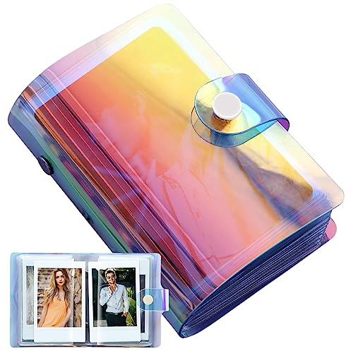 AIBAOBAO Fotoalbum Klein für 7,6 cm Große Fotos Kompatibel mit Fujifilm Instax Mini Film/Polaroid Instax Mini/Kpop Photocards, Große Fotos Kompatibel mit Fujifilm