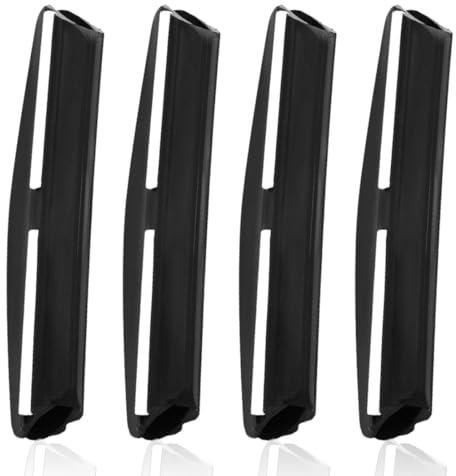 CPSYTE 4 pcs Schleifhilfe Set Schleifhilfe Messer, Schärfhilfe für Schleifstein, Manuelle Messerschärfer Winkel Halter für Schärfen auf Schleifsteinen für Anfänger, Schwarz, 10CM