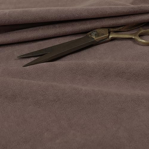 Redbrick Mill Fabrics Schwer entflammbarer, weicher Qualitätsstoff mit Moleskin-Maserung, strukturierter Samt, für Sofas, Vorhänge, Meterware (Meterware)