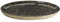 APS 1058 Tablett/Teller Mango, Mangoholz, Epoxidharzbeschichtung innen, Ø 35,5 cm