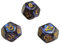 fxwtich 12-seitiges Würfelspielzeug, Astrologie-Würfel-Set, 3-teilig, zwölf Sternbilder, Sternzeichen-Würfel, Glitzer-Acryl, Glückswürfel, Spielzeug, Tarot-Karten, Spiel, Wahrsagerei-Zubehör S