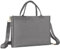 ONEGenug Canvas Tote Bag, Große Handtasche Damen Shopper Tasche Reise Tote Arbeitstasche mit Schulterriemen und Reißverschluss