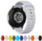 TStrap 12 Farben Uhrenarmband 22mm Silikon, Smartwatch Sport Ersatzarmband Polargrau für Herren Damen, mit Verstellbare Schließe