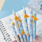 CuBear – Porte-mine automatique de 0,5 mm, porte-mine Kawaii, crayon d'écriture de 0,5 mm, stylo mécanique dessin animé (bleu, 1 pièce)