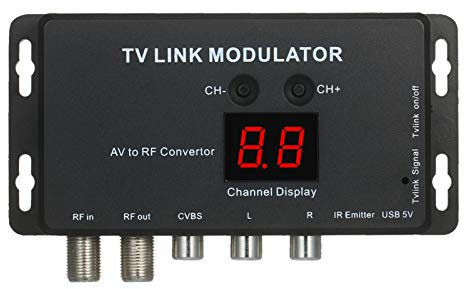 TVLINK Modulator AV-HF-Wandler und IR-Extender HF-Modulator