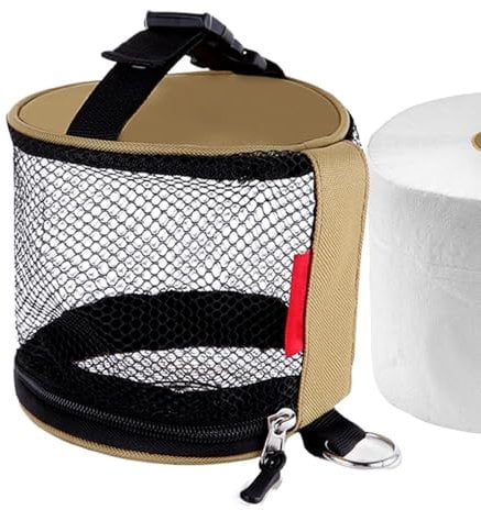 Portable Toilet Paper Holder | Toilet Paper Holder Roll Hangers - Roll Paper Case Cover, Camping Tissue Holder, Dustproof Toilet Paper Roll Holder for Farmhouse RV